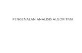 Pengenalan Analisis Algoritma