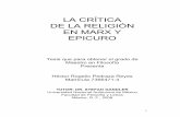 Epicuro y Karl Marx PDF