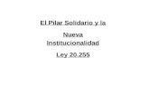 Ley 20.255 Pilar Solidario
