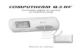 Computherm q3 Rf Termostat Digital de Camera Manual de Utilizare