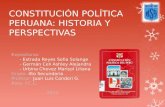 Historia de las Constituciones politicas del Perú FCC 4to año sec.