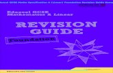 Edexcel GCSE Maths Specification A (Linear) Foundation Revision Guide & Workbook Sample