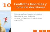 10. Conflictos Laborales y Toma de Decisiones
