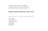 ANTOLOGÍA POÉTICA 1940-1975