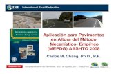 Aplicación para Pavimentos en Altura Metodo Mecanistico Empirico AASHTO 2008