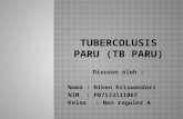 Tubercolusis Paru (Tb Paru)