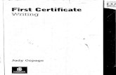 First Certificate Writing - Students Book