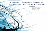 Proyecto Mesa Plegable Plan Proyecto - Grupo 4