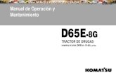 Manual Operacion Mantenimiento Tractor Oruga d65e Komatsu