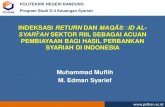 Indeksasi Return Dan Maqashid Al-syariah Sektor Riil Sebagai Acuan Pembiayaan Bagi Hasil Perbankan Syariah Di Indonesia