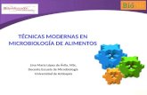 TÉCNICAS MODERNAS DE IDENTIFICACIÓN DE MICROORGANISMOS PATÓGENOS
