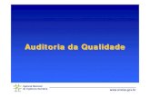 Auditoria de Qualidade - Anvisa