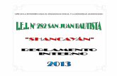 Reglamento Interno 2013 - Institución Educativa Inicial N° 282 - San Juan Bautista - Shancayán