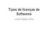 Tipos de Licença de Softwares