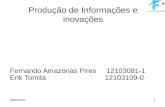 Fei   eng prod. 1º sem. 2011 - produção de informação e inovação2
