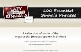 Sinhala Phrases