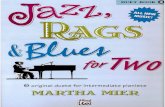 Martha Mier Jazz Rags Blues for Two Book 2