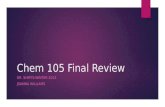 Chem 105 final review