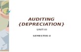 Auditing depreciation for b.com