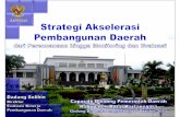 Strategi Akselerasi Pembangunan Daerah dari Perencanaan hingga Monitoring dan Evaluasi