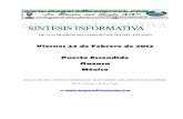 Sintesis informativa 24 02 2012