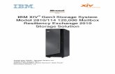 IBM XIV Gen3 Storage with 3TB Drives:120,000 Mailbox Resiliency for MS Exchange 2010