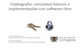 Criptografia: Conceptos básicos e implementación con software libre