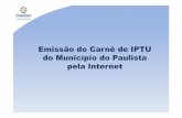 Passo a passo para emissão do carnê IPTU da Prefeitura do Paulista