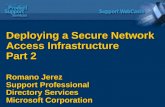Deploying a Secure Network Access Infrastructure