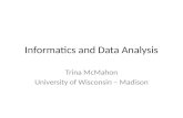 Informatics and data analysis - McMahon - MEWE 2013