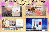 Flexible flash catalog templates