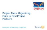 Project Fairs: Organizing Fairs to Find Project Partners