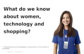 Women, tech and shopping