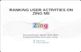 Feed Ranking in Zing Me