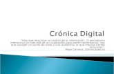 Crónica digital