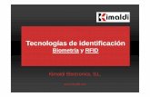 Conocimientos Kimaldi: Tecnologías de identificación.