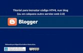 Titorial: incrustar código HTML nun blog