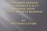 Customer service presentation for estate agents