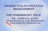 Role of Pharmacist In Electrolytes Management
