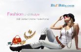 Fashion and lifestyle B2B Global Online Trade Portal