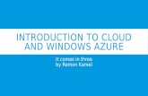 Introduction to cloud and windows azure