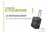 Formation E-tourisme Referencement des sites et blogs touristiques