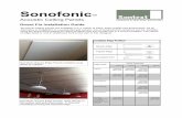Ssonofonic Acoustic Ceiling Panel installation