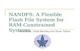 NANDFS: A RAM-Constrained Flash File system