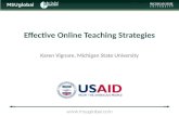 MEAS Course on E-learning: 3 Effective online teaching strategies