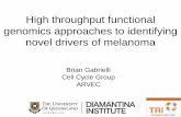 High throughput functional genomics approaches to identifying novel drivers of melanoma - Brian Gabrielli