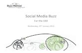 Social Media Buzz for the IIAR 25 01 12