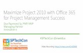 Maximize Project 2010 with Office 365 for Project Management Success