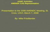 AAMC Activities AMSNDC CAS Representation