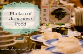 Photos of Japanese Food